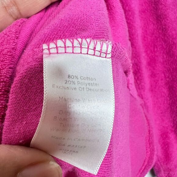 TALBOTS Women’s Terry Cloth Tunic Top Split Neck Soft M Petite cottagecore Golf - Picture 5 of 6